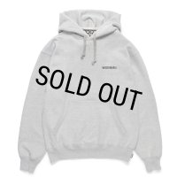 WACKO MARIA/HEAVY WEIGHT PULLOVER HOODED SWEAT SHIRT（GRAY）［プルオーバーパーカー-25春夏］