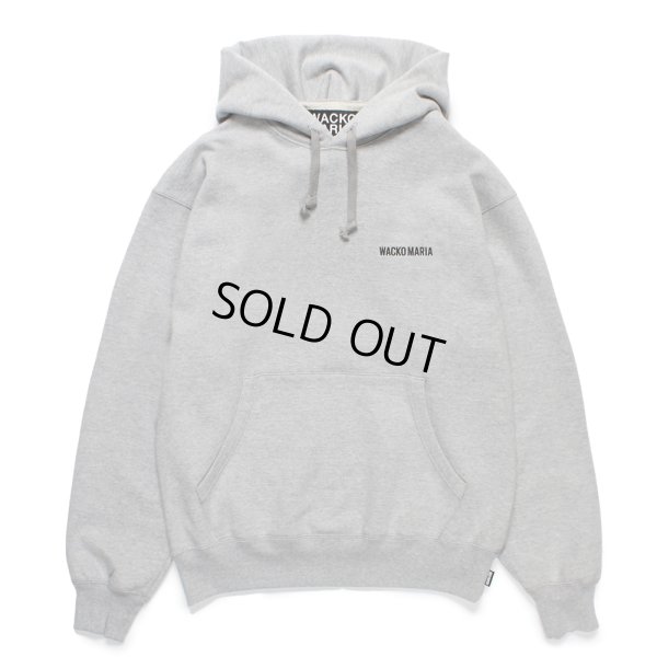 画像1: WACKO MARIA/HEAVY WEIGHT PULLOVER HOODED SWEAT SHIRT（GRAY）［プルオーバーパーカー-25春夏］
