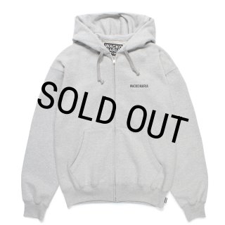 WACKO MARIA/HEAVY WEIGHT FULL ZIP HOODED SWEAT SHIRT（GRAY