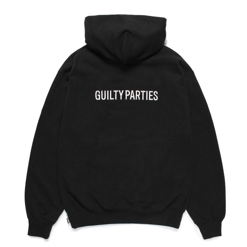 画像2: WACKO MARIA/HEAVY WEIGHT PULLOVER HOODED SWEAT SHIRT（BLACK）［プルオーバーパーカー-25春夏］