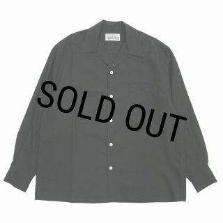 WACKO MARIA/50'S OPEN COLLAR SHIRT（BLACK）［50'Sオープンカラー