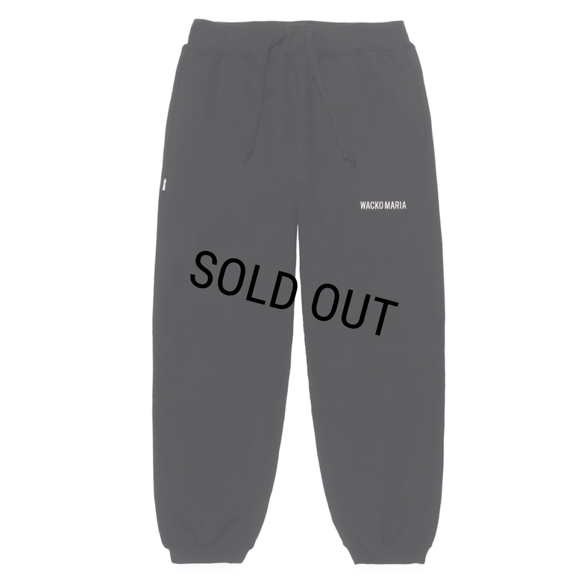 画像1: WACKO MARIA/HEAVY WEIGHT SWEAT PANTS（BLACK）［スウェットパンツ-25春夏］ (1)
