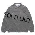 WACKO MARIA/COACH JACKET（BLACK）［コーチJKT-25春夏］