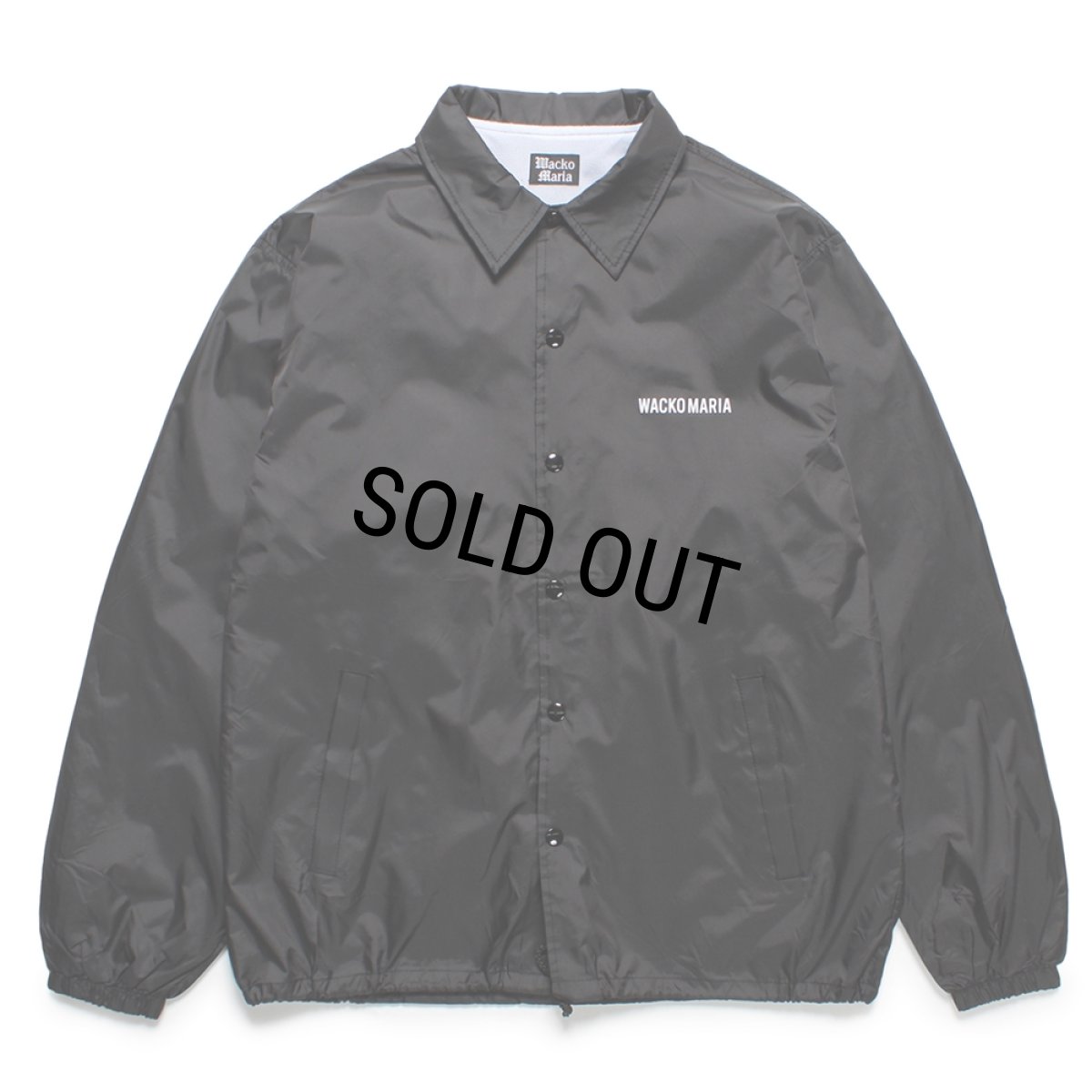 画像1: WACKO MARIA/COACH JACKET（BLACK）［コーチJKT-25春夏］ (1)