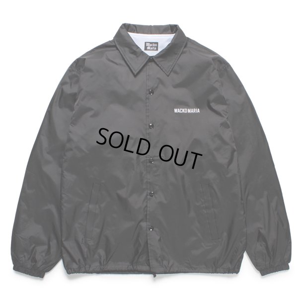 画像1: WACKO MARIA/COACH JACKET（BLACK）［コーチJKT-25春夏］