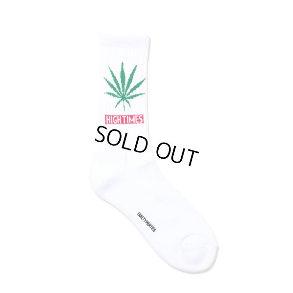 画像1: WACKO MARIA/HIGH TIMES / JACQUARD SOCKS（WHITE）［ジャガードソックス-25春夏］