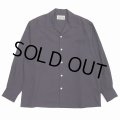 WACKO MARIA/50'S OPEN COLLAR SHIRT（DARK PURPLE）［50'Sオープンカラーシャツ-25春夏］