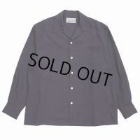 WACKO MARIA/50'S OPEN COLLAR SHIRT（DARK PURPLE）［50'Sオープンカラーシャツ-25春夏］