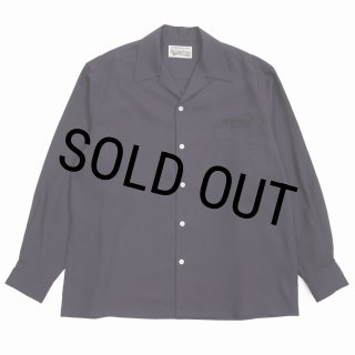 WACKO MARIA/50'S OPEN COLLAR SHIRT（DARK PURPLE）［50'Sオープン