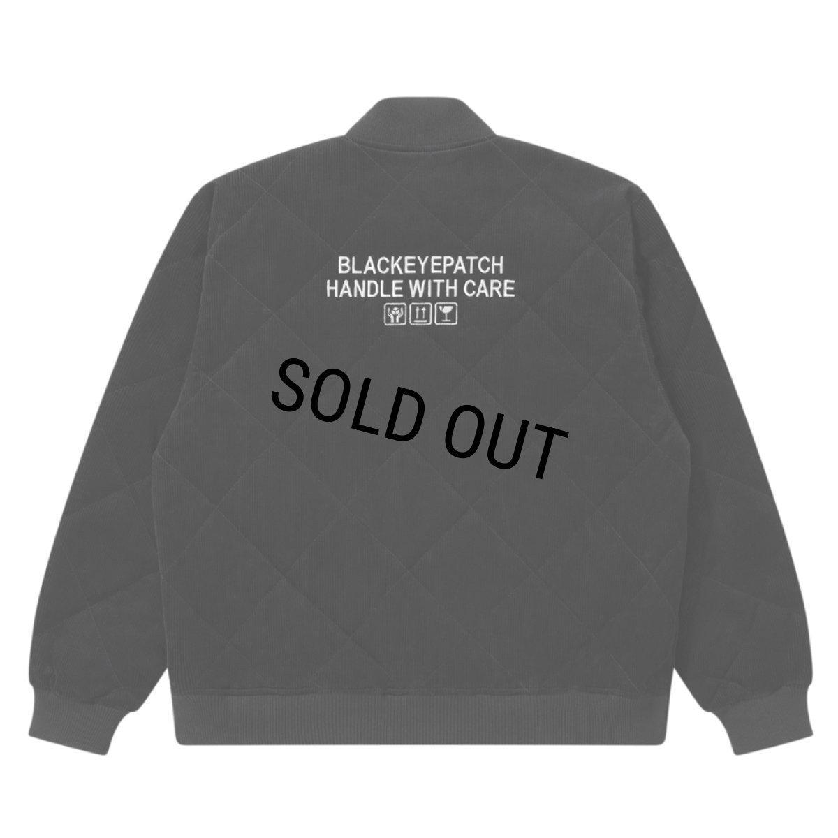 画像2: BlackEyePatch/SMALL HWC QUILTED CORDUROY JACKET(BLACK) (2)