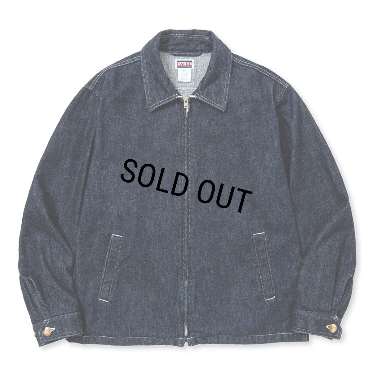 画像1: CALEE/VINTAGE REPRODUCT DENIM SWINGTOP＜OW＞（INDIGO BLUE）［デニムスウィングトップ-23秋冬］ (1)