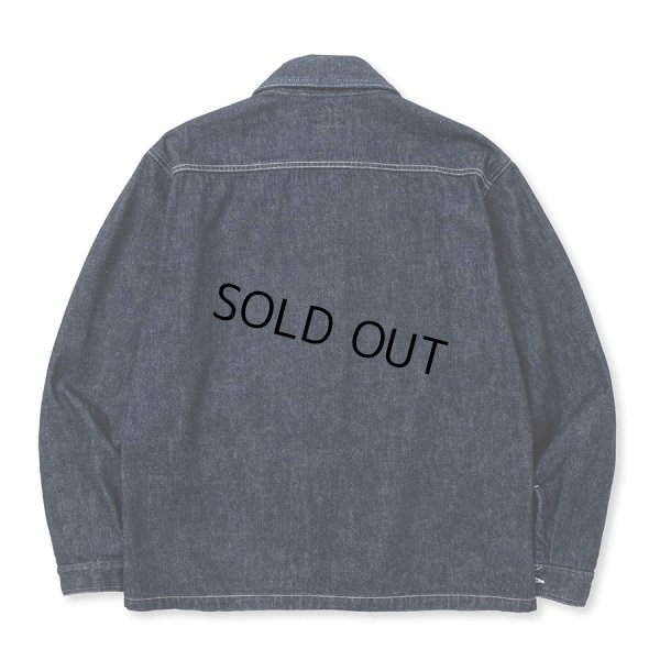 画像2: CALEE/VINTAGE REPRODUCT DENIM SWINGTOP＜OW＞（INDIGO BLUE）［デニムスウィングトップ-23秋冬］