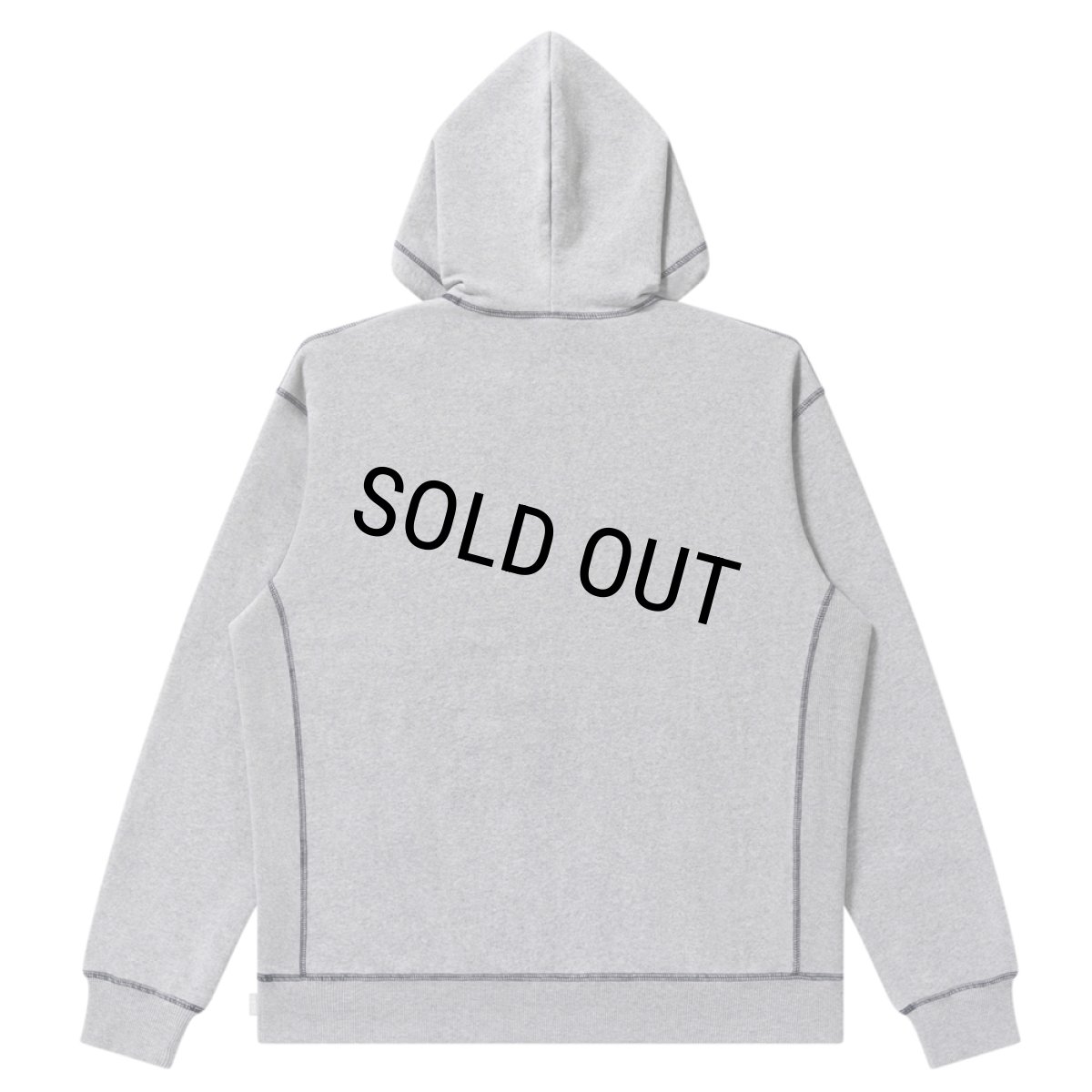 画像2: BlackEyePatch/OG LABEL OUTLINE EMBROIDERED HOODIE（HEATHER GRAY） (2)