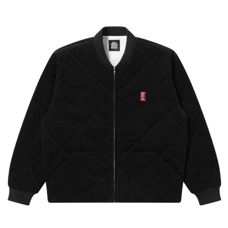 画像1: BlackEyePatch/SMALL HWC QUILTED CORDUROY JACKET(BLACK)