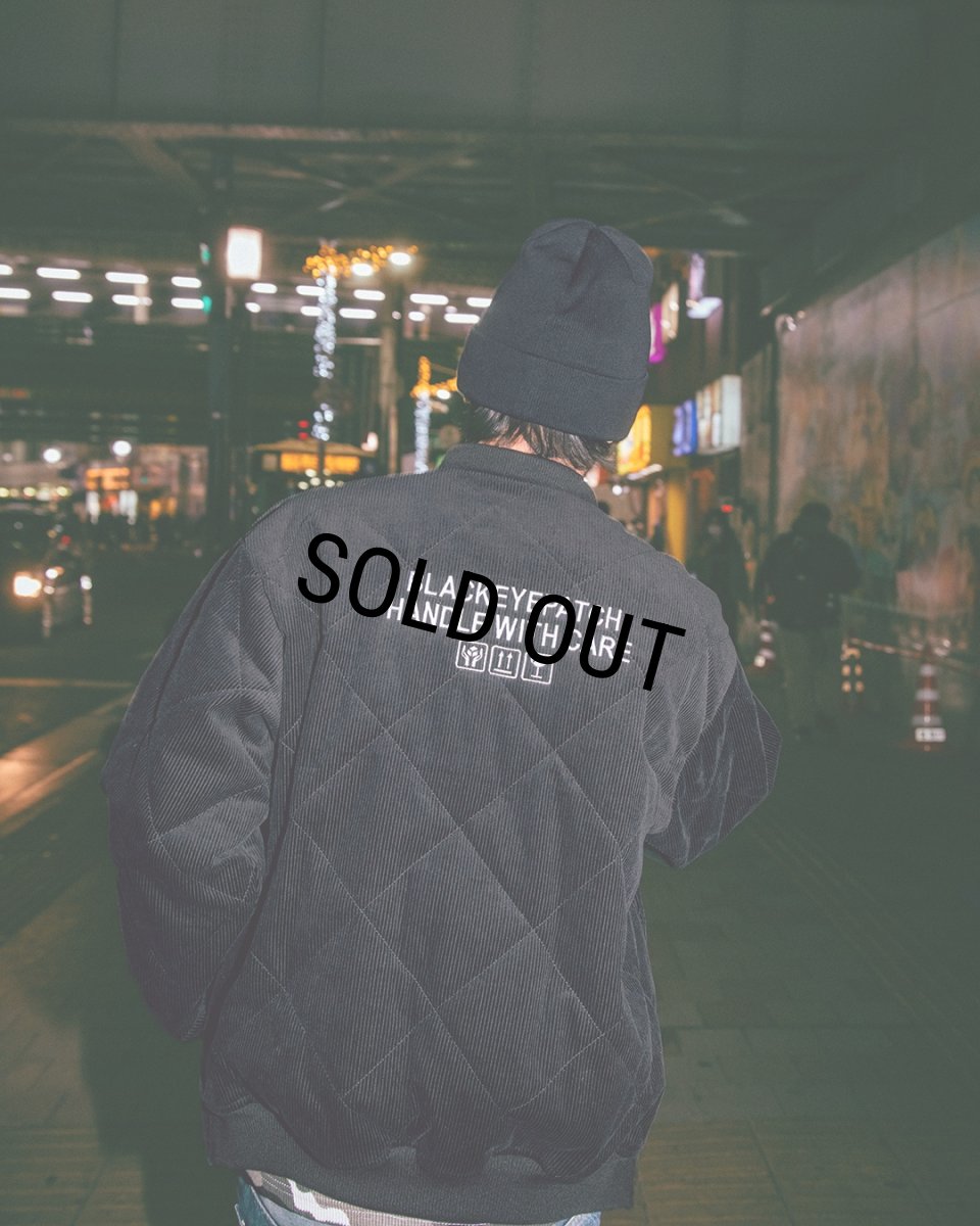 画像4: BlackEyePatch/SMALL HWC QUILTED CORDUROY JACKET(BLACK) (4)