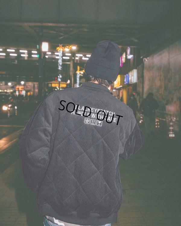 画像4: BlackEyePatch/SMALL HWC QUILTED CORDUROY JACKET（BLACK）