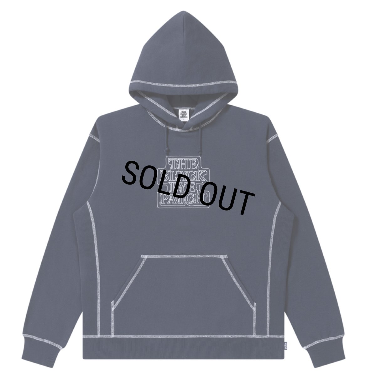 画像1: BlackEyePatch/OG LABEL OUTLINE EMBROIDERED HOODIE（NAVY） (1)