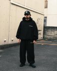 画像6: COOTIE PRODUCTIONS/Fleece Wide Easy Pants（Black）［フリースワイドイージーパンツ-25春夏］