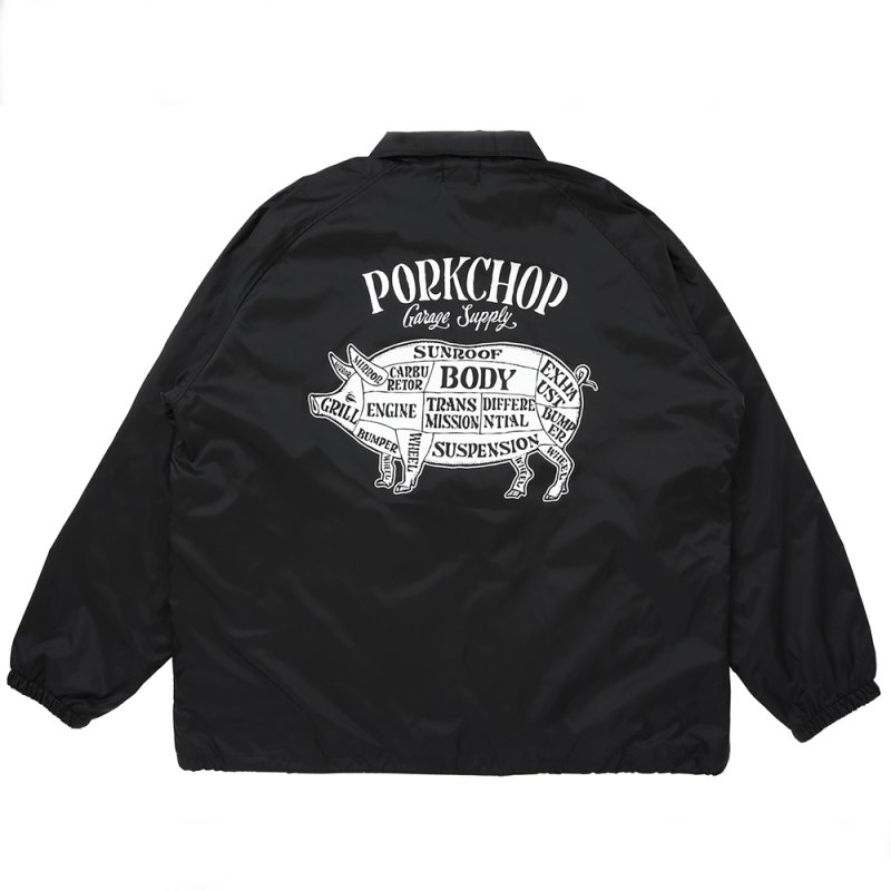 画像2: PORKCHOP/BOA COACH JKT（BLACK）［ボアコーチJKT-25春夏］