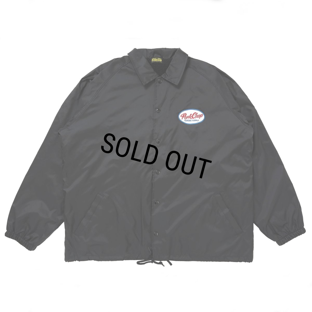 画像2: PORKCHOP/BOA COACH JKT（BLACK）［ボアコーチJKT-25春夏］ (2)