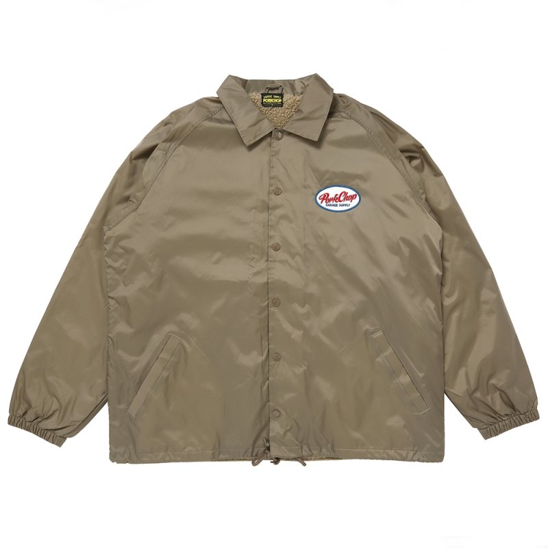 画像1: PORKCHOP/BOA COACH JKT（KHAKI）［ボアコーチJKT-25春夏］