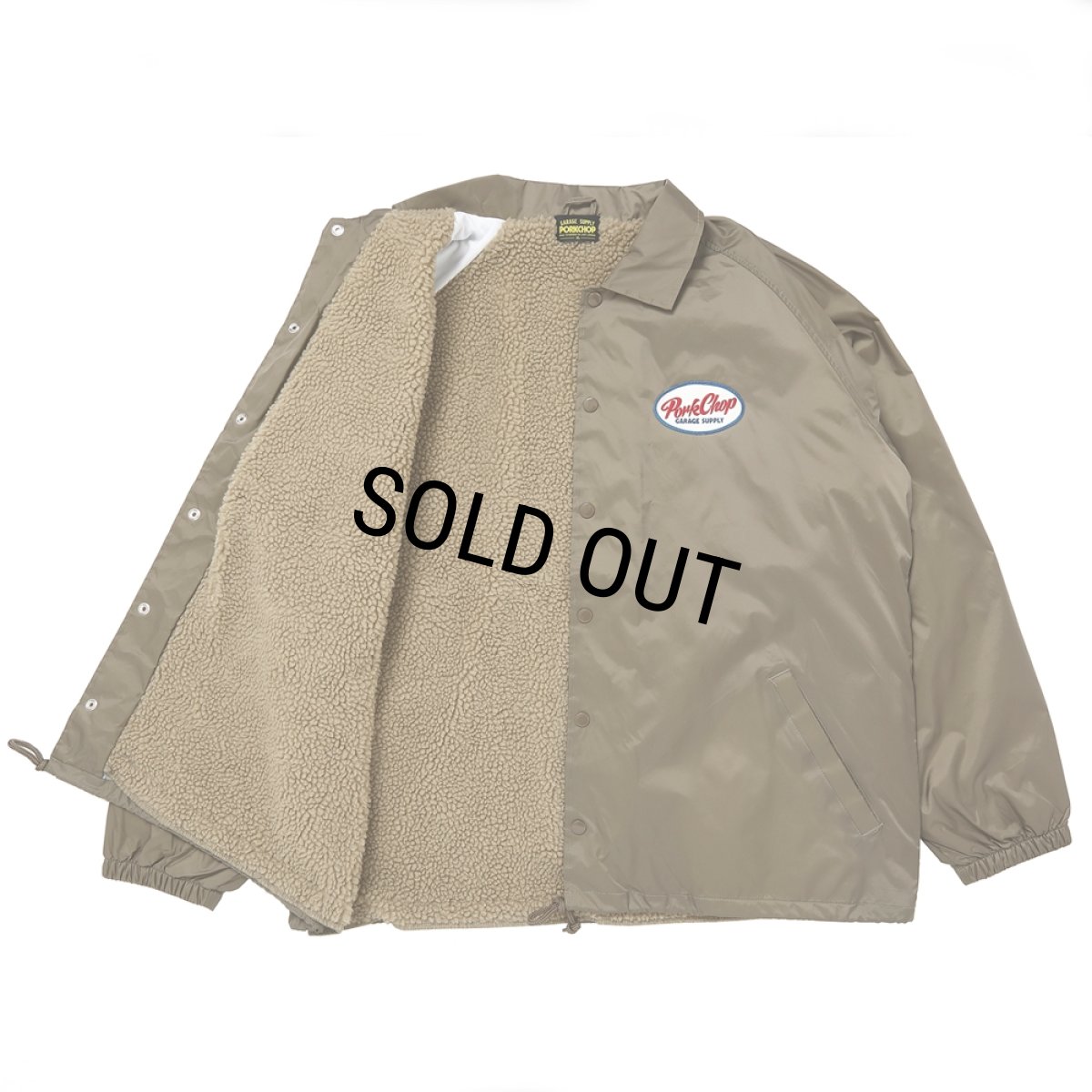 画像3: PORKCHOP/BOA COACH JKT（KHAKI）［ボアコーチJKT-25春夏］ (3)