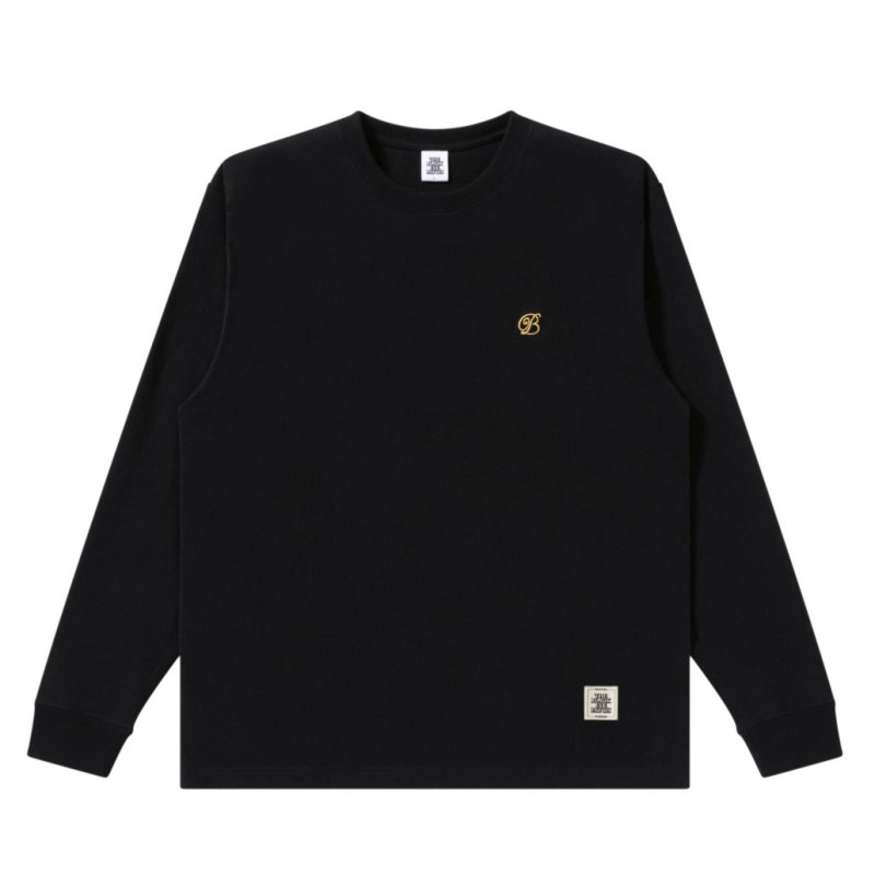 画像1: BlackEyePatch/SMALL B EMBLEM L/S TEE(BLACK)