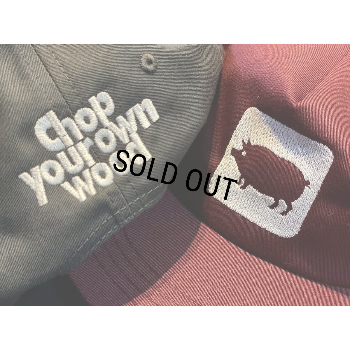 画像5: PORKCHOP/CYOW COTTON CAP（CHARCOAL）［コットンキャップ-25春夏］ (5)