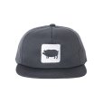 画像1: PORKCHOP/CYOW COTTON CAP（CHARCOAL）［コットンキャップ-25春夏］ (1)