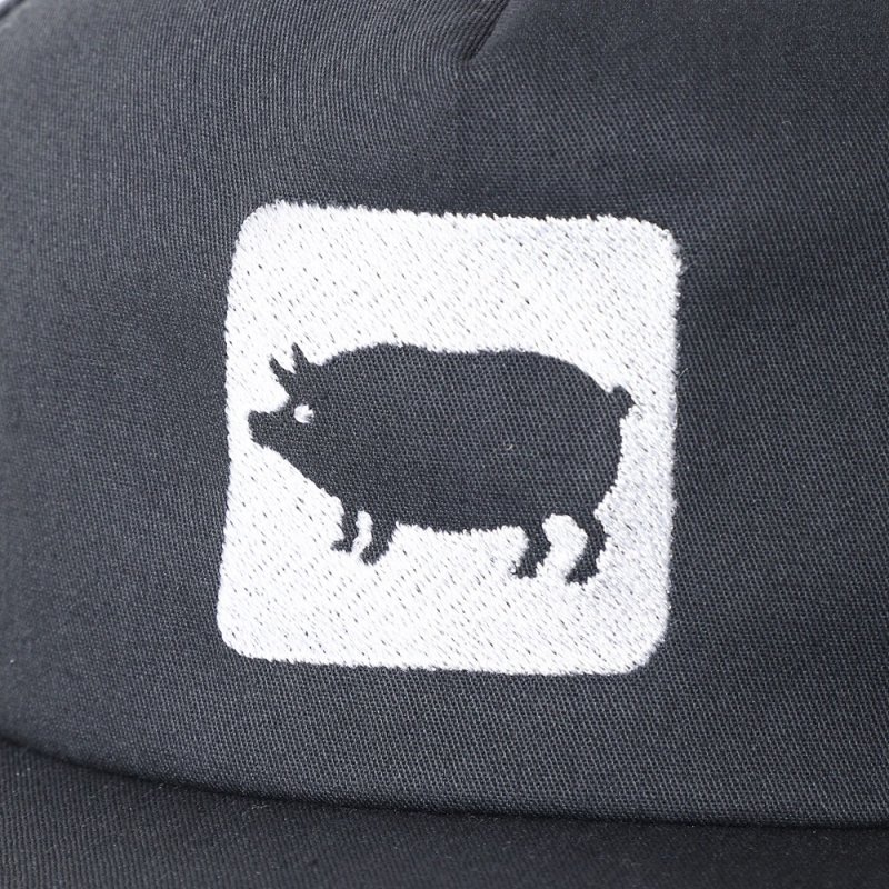 画像3: PORKCHOP/CYOW COTTON CAP（CHARCOAL）［コットンキャップ-25春夏］