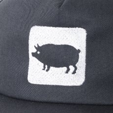画像3: PORKCHOP/CYOW COTTON CAP（CHARCOAL）［コットンキャップ-25春夏］ (3)