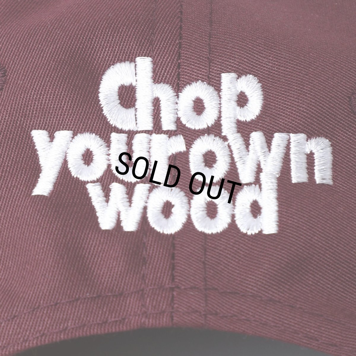 画像4: PORKCHOP/CYOW COTTON CAP（MAROON）［コットンキャップ-25春夏］ (4)