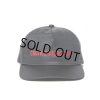 COOTIE PRODUCTIONS/Damp Coated Satin 5 Panel Cap（Black/Red）［5パネルキャップ-25春夏］