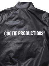 画像5: COOTIE PRODUCTIONS/Damp Coated Satin Track Jacket（Black）［トラックJKT-25春夏］ (5)