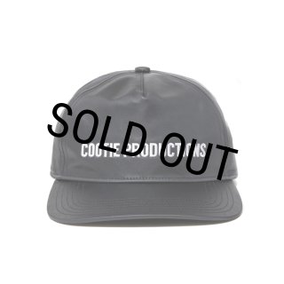 COOTIE PRODUCTIONS/Damp Coated Satin 5 Panel Cap（Black/White）［5