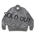 COOTIE PRODUCTIONS/Damp Coated Satin Track Jacket（Black）［トラックJKT-25春夏］