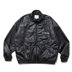 画像1: COOTIE PRODUCTIONS/Damp Coated Satin Track Jacket（Black）［トラックJKT-25春夏］ (1)