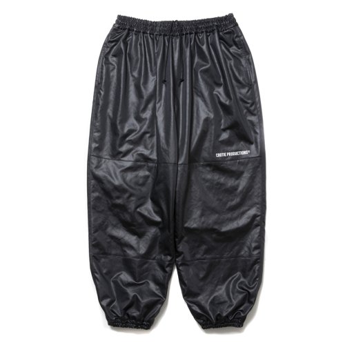 他の写真1: COOTIE PRODUCTIONS/Damp Coated Satin Wide Track Pants（Black）［ワイドトラックパンツ-25春夏］