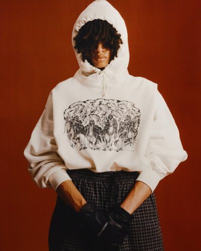 画像3: COOTIE PRODUCTIONS/Print Sweat Hoodie（Magical Design）（Off Ivory）［スウェットフーディー-25春夏］