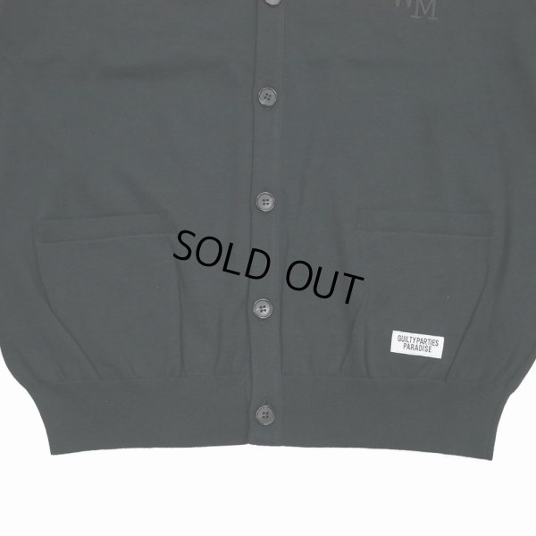画像5: WACKO MARIA/COTTON KNIT CARDIGAN（BLACK）［コットンニットカーディガン-25春夏］