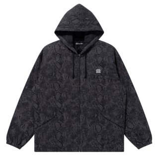 BlackEyePatch/SMALL OG PYTHON PATTERNED HOODED JACKET(BLACK BlackEyePatch/SMALL OG PYTHON PATTERNED HOODED JACKET(BLACK