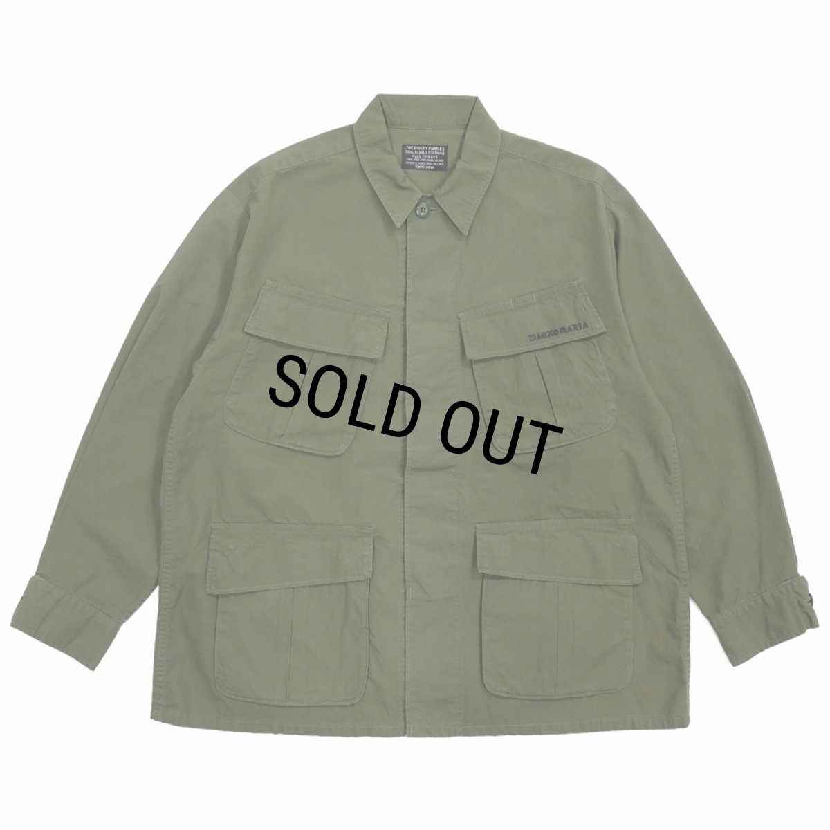 画像1: WACKO MARIA/FATIGUE JACKET（KHAKI）［ファティーグJKT-25春夏］ (1)