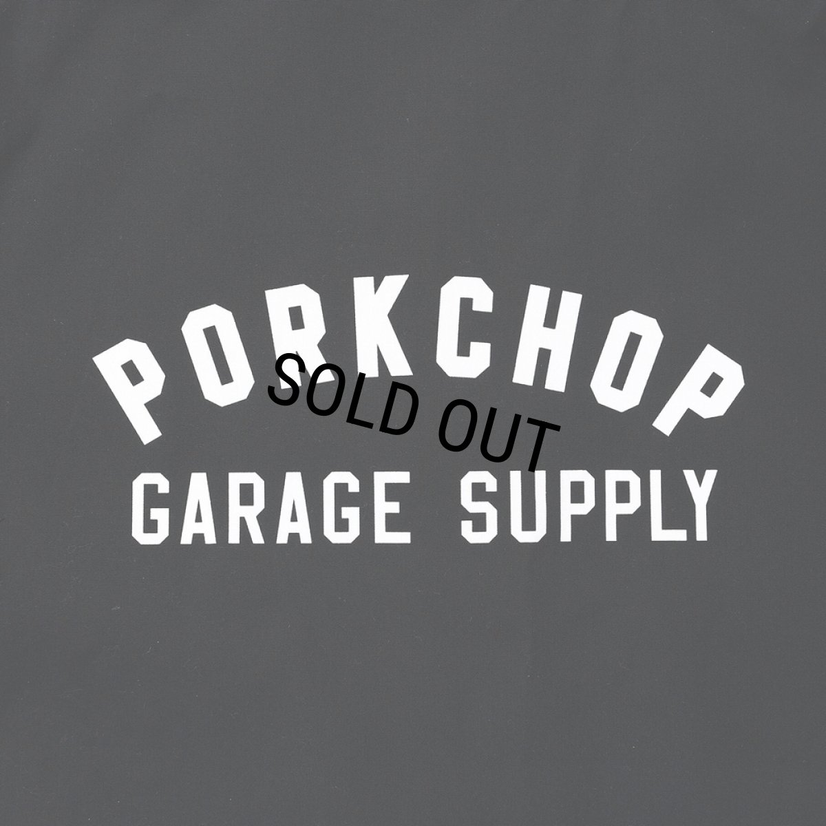 画像5: PORKCHOP/LOGO COACH JKT（BLACK）［ロゴコーチJKT-25春夏］ (5)