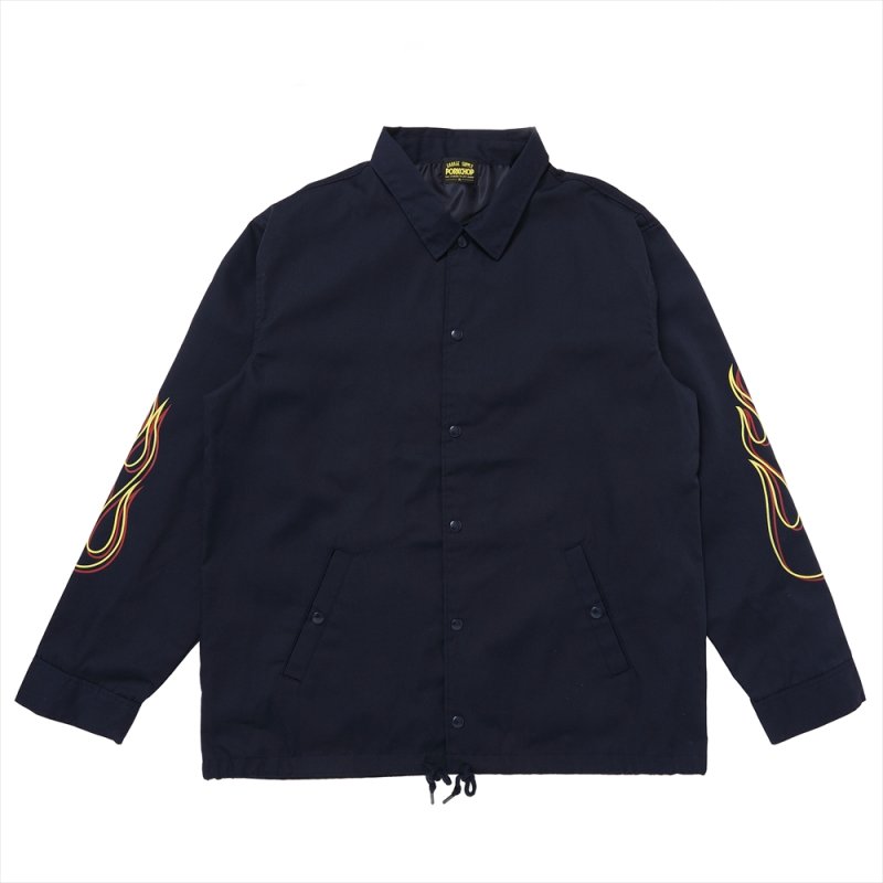 画像1: PORKCHOP/LOGO COACH JKT（NAVY）［ロゴコーチJKT-25春夏］