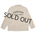 PORKCHOP/LOGO COACH JKT（BEIGE）［ロゴコーチJKT-25春夏］