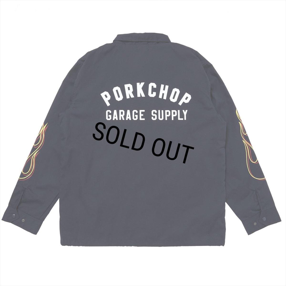 画像1: PORKCHOP/LOGO COACH JKT（NAVY）［ロゴコーチJKT-25春夏］ (1)