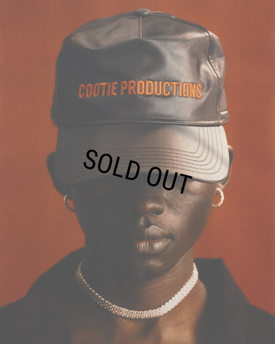 画像6: COOTIE PRODUCTIONS/Damp Coated Satin 5 Panel Cap（Black/Red）［5パネルキャップ-25春夏］ (6)