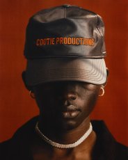 画像6: COOTIE PRODUCTIONS/Damp Coated Satin 5 Panel Cap（Black/Red）［5パネルキャップ-25春夏］ (6)