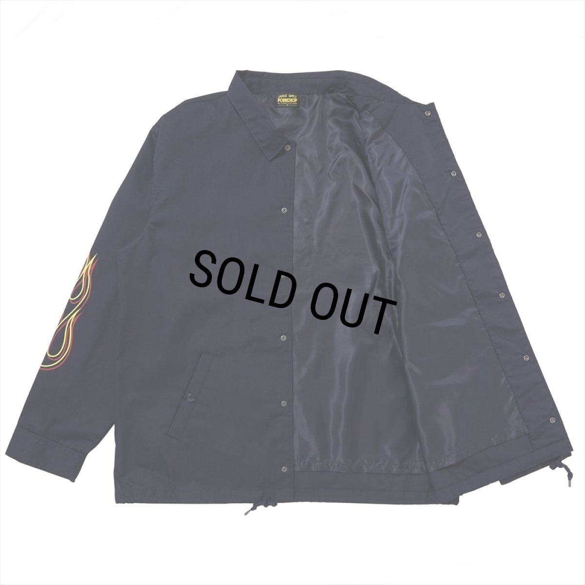 画像3: PORKCHOP/LOGO COACH JKT（NAVY）［ロゴコーチJKT-25春夏］ (3)