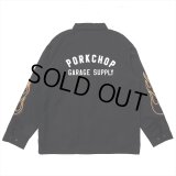 PORKCHOP/LOGO COACH JKT（BLACK）［ロゴコーチJKT-25春夏］